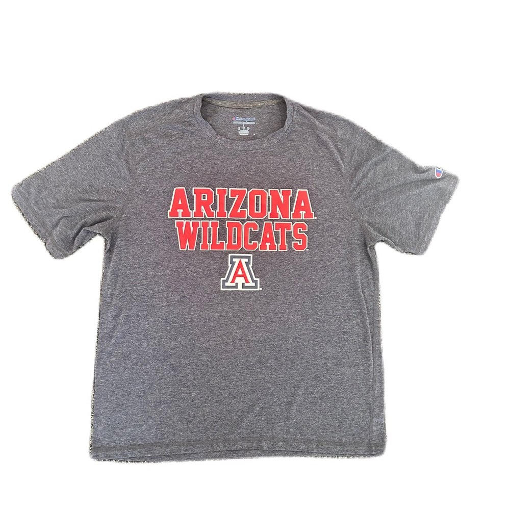Champion Shirt Mens L Blue Red NCAA Arizona Wildcats Outdoor Top